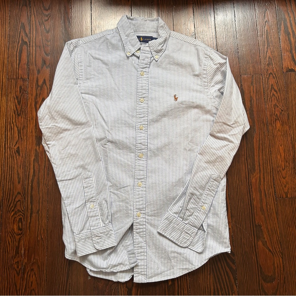 Ralph Lauren Blue Casual Button Down Shirt